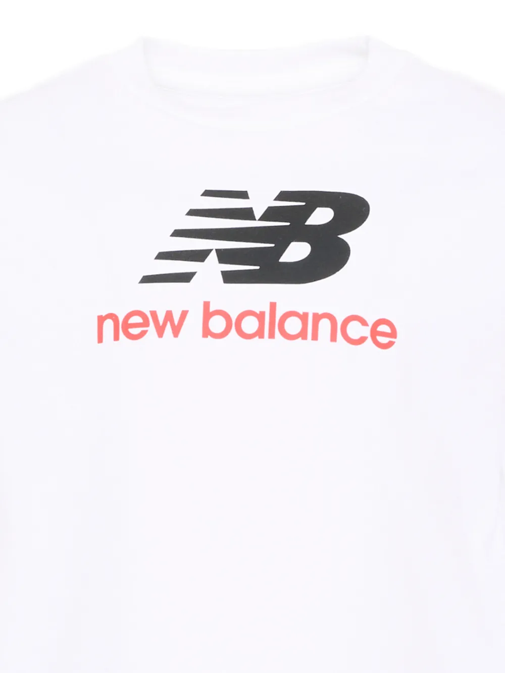 New Balance Kids T-shirt met lange mouwen en logo-print Wit