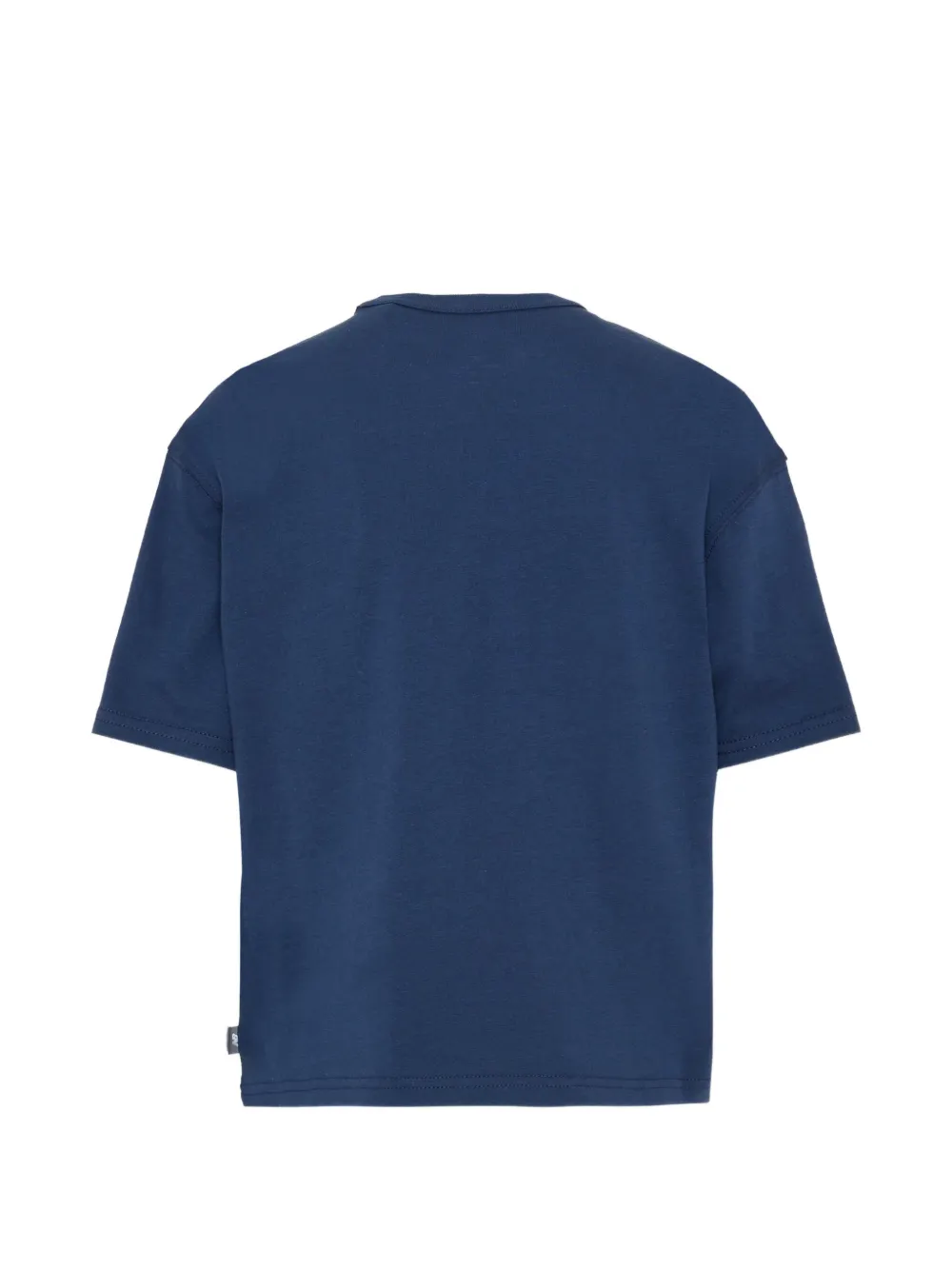 New Balance Kids Katoenen T-shirt met logoprint Blauw