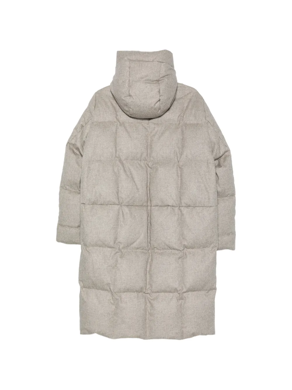 Colombo quilted-pattern coat Beige