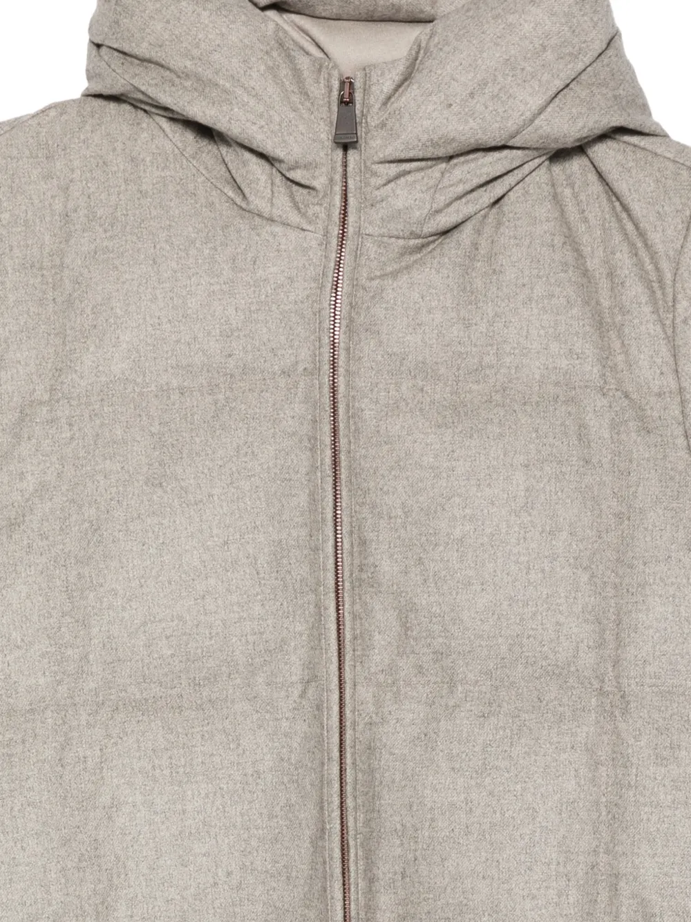 Colombo quilted-pattern coat Beige