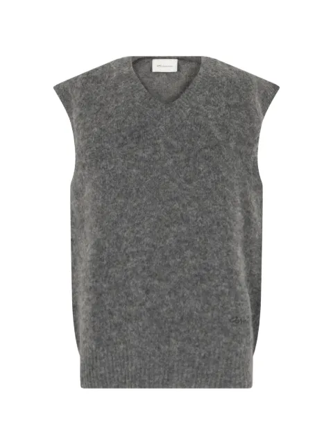 AMI Paris sleeveless V-neck sweater