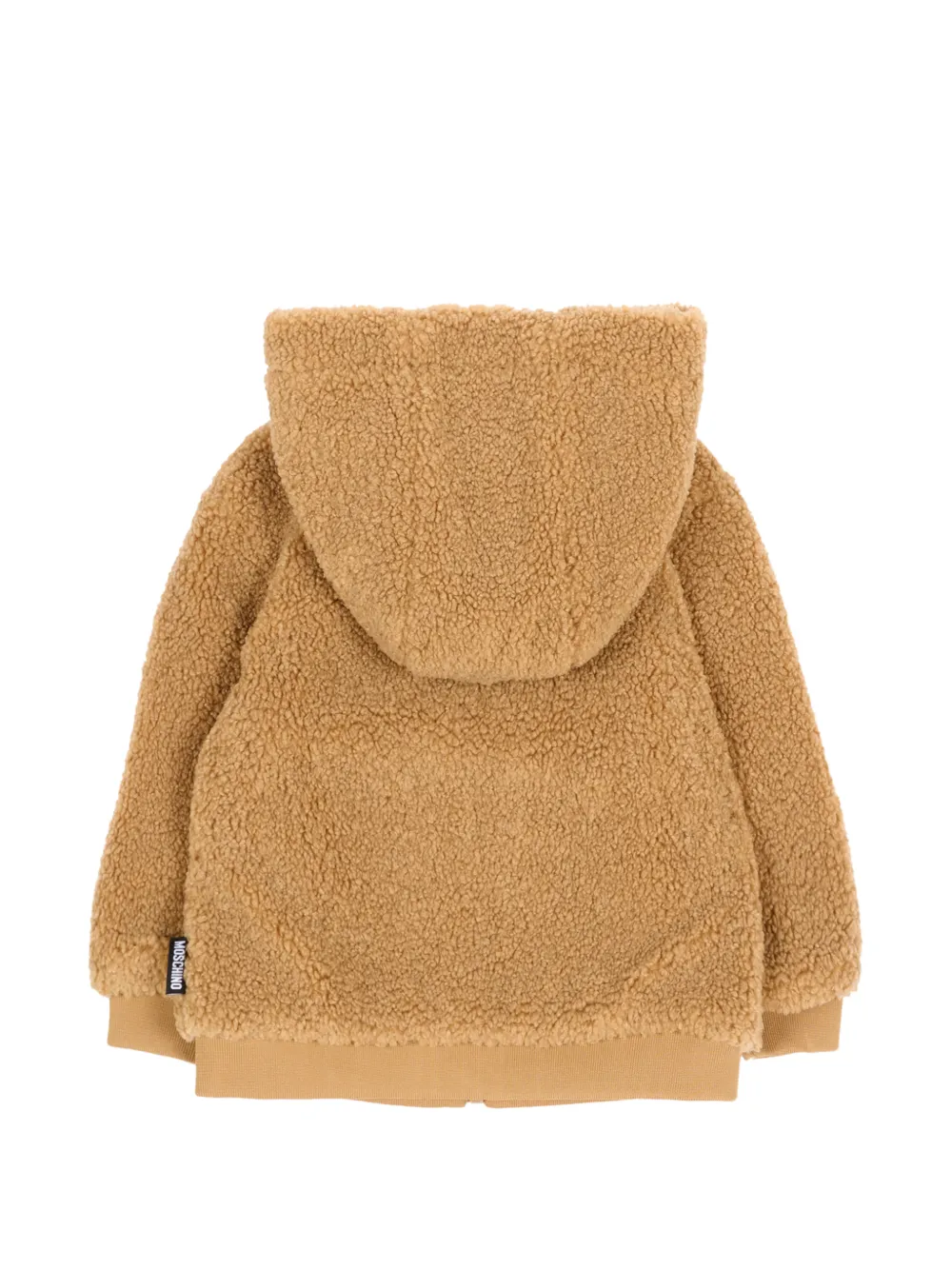 Moschino Kids Teddy Bear jack van imitatiebont Bruin