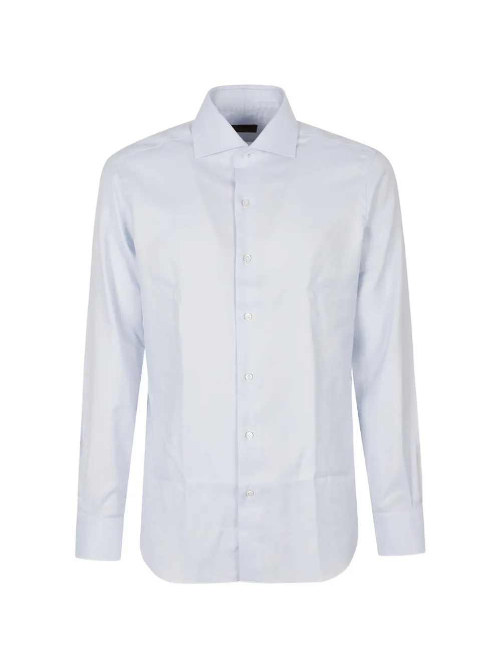 Barba spread-collar cotton shirt