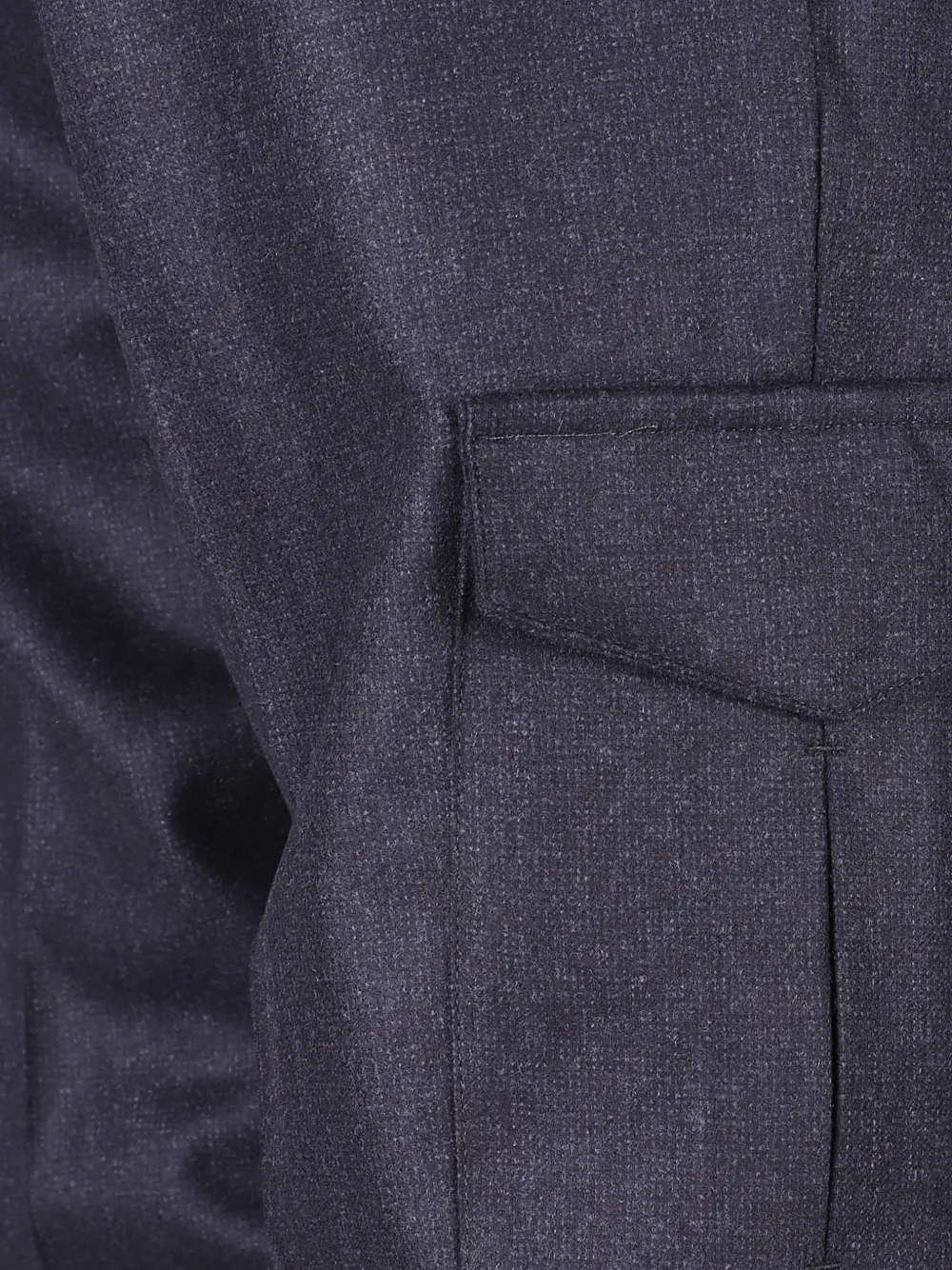 Barba Broek van scheerwol Blauw