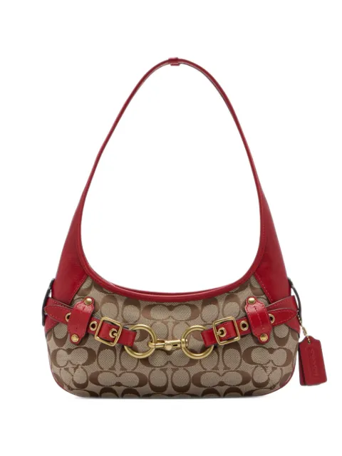 Coach Belted Ergo shoulder bag 26 in signature jacquard