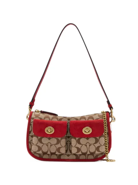 Coach Twin Turnlock Waverly bag In signature jacquard
