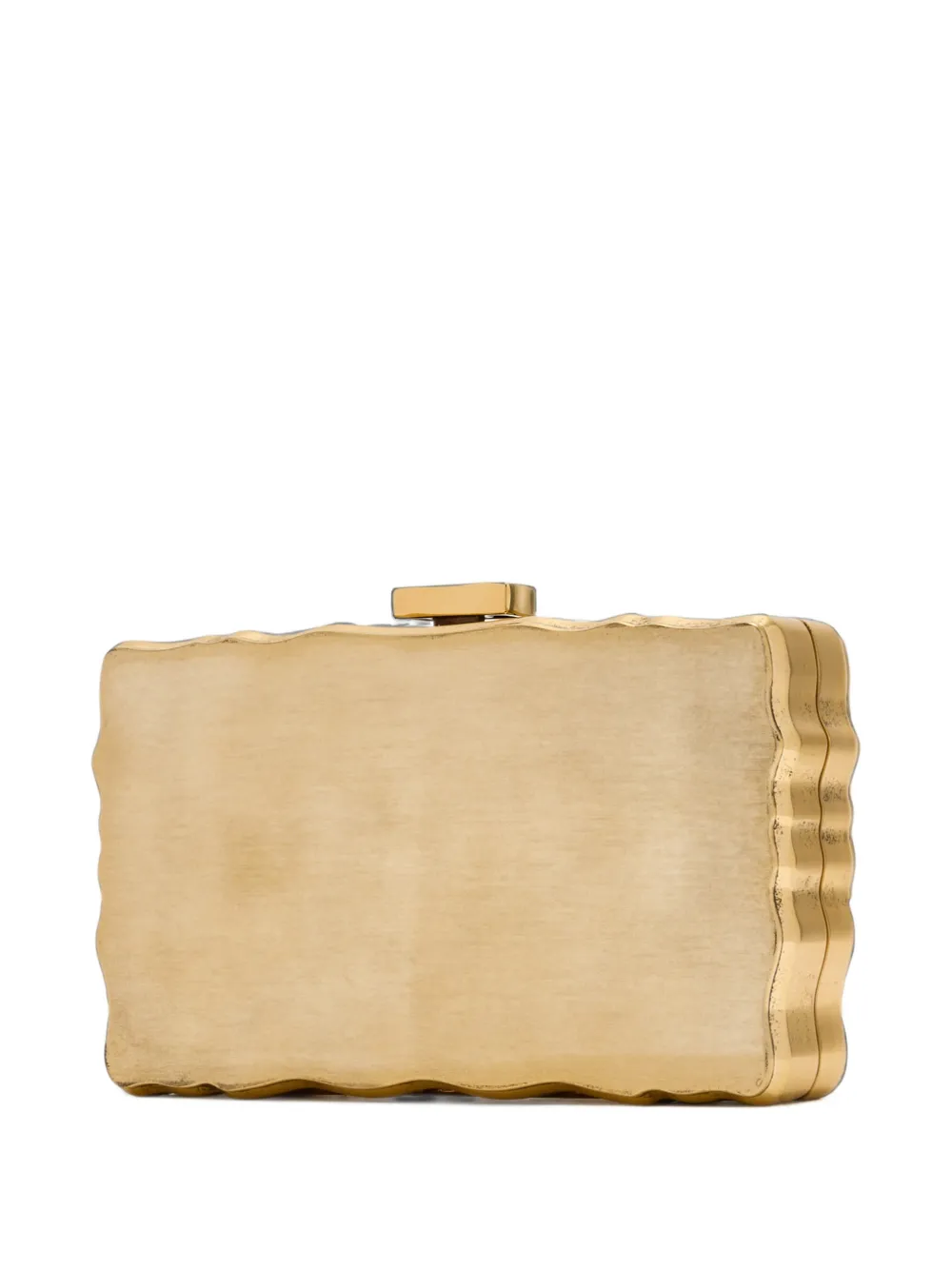 Chloé Soleil minaudière met ketting in messing en emaille Goud