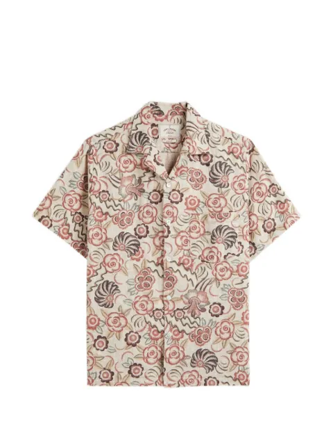 Portuguese Flannel floral-print short-sleeve shirt