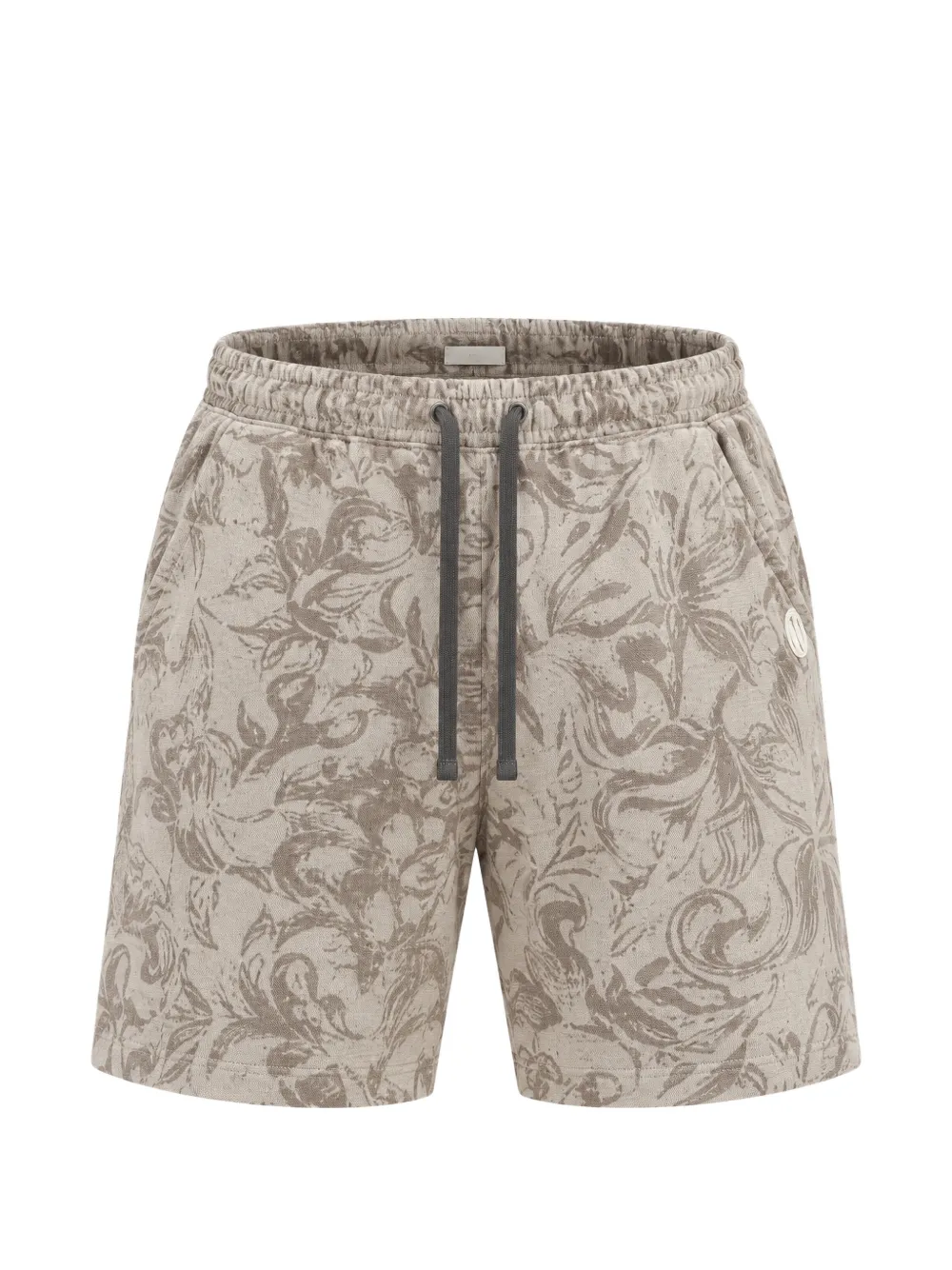 Crossley floral-print terry shorts - Toni neutri