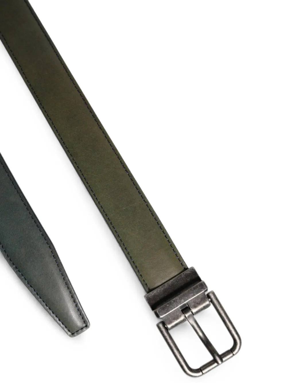 Dolce & Gabbana Leren riem Groen