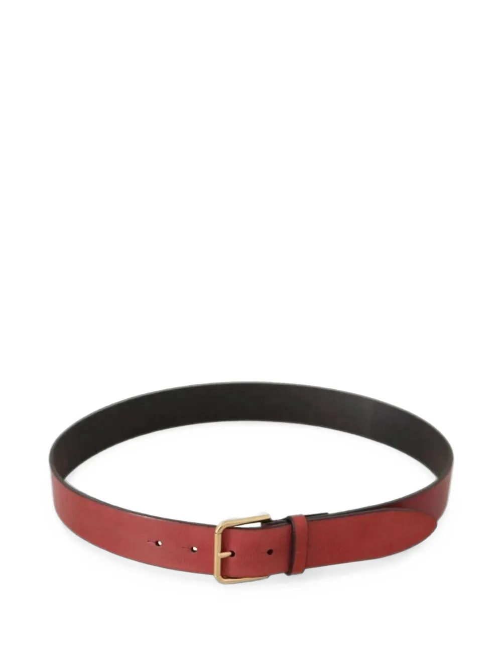 Dolce & Gabbana logo-engraved leather belt