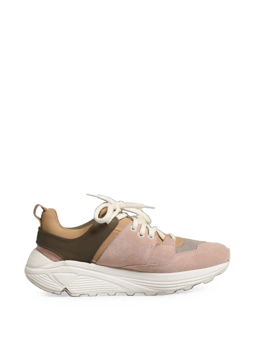 DONDUP panelled suede sneakers