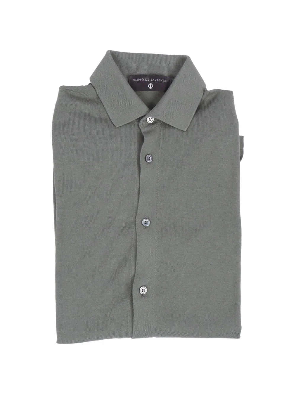Filippo De Laurentiis chemise en maille fine - Vert Filippo De Laurentiis chemise en maille fine - Vert