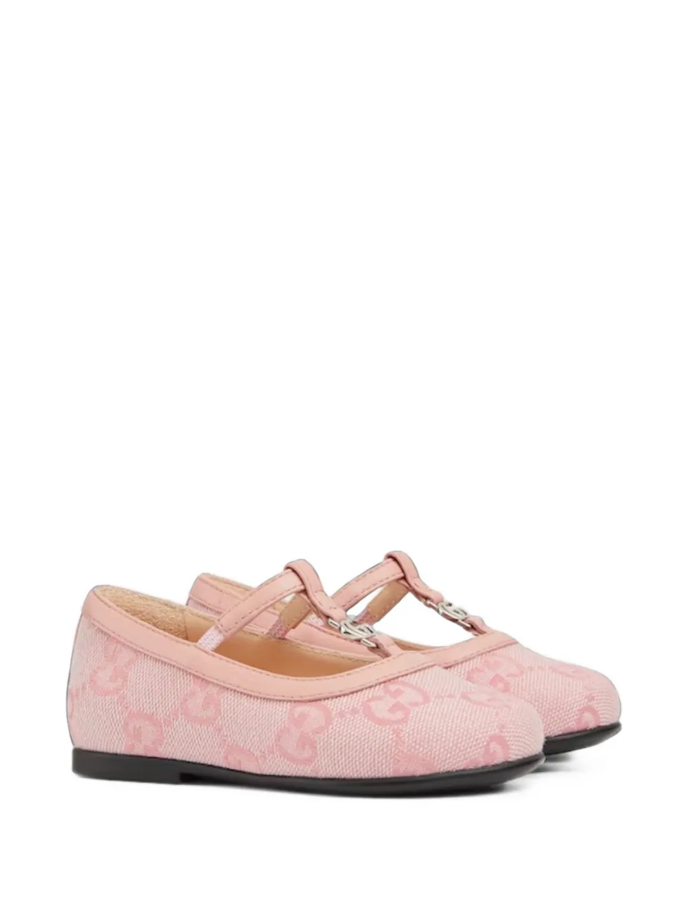 Gucci Kids Double G GG ballet flats Roze
