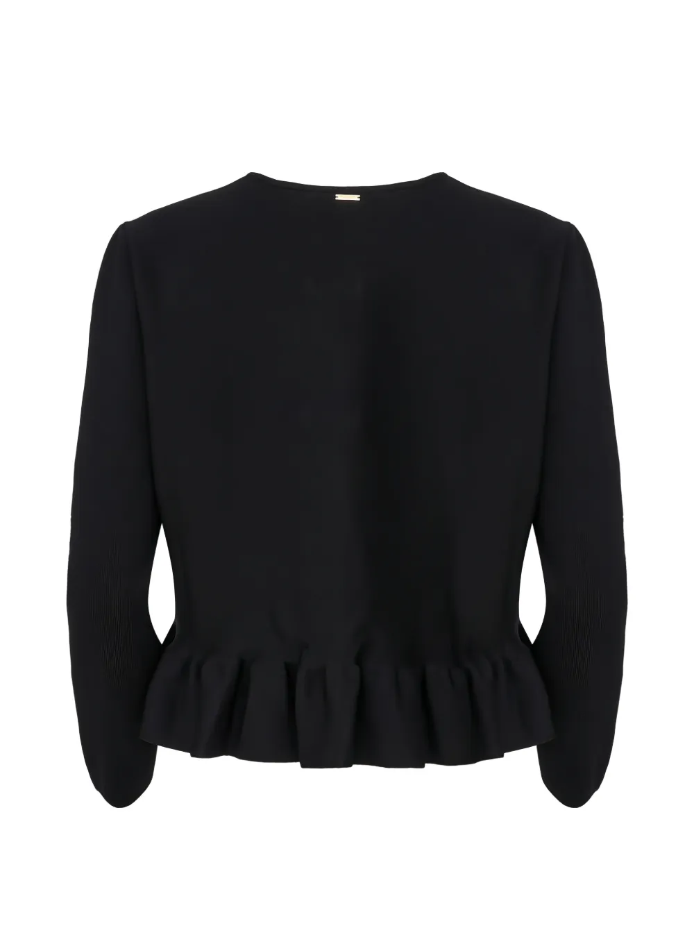 TWINSET Peplum vest met hartvormige hardware Zwart