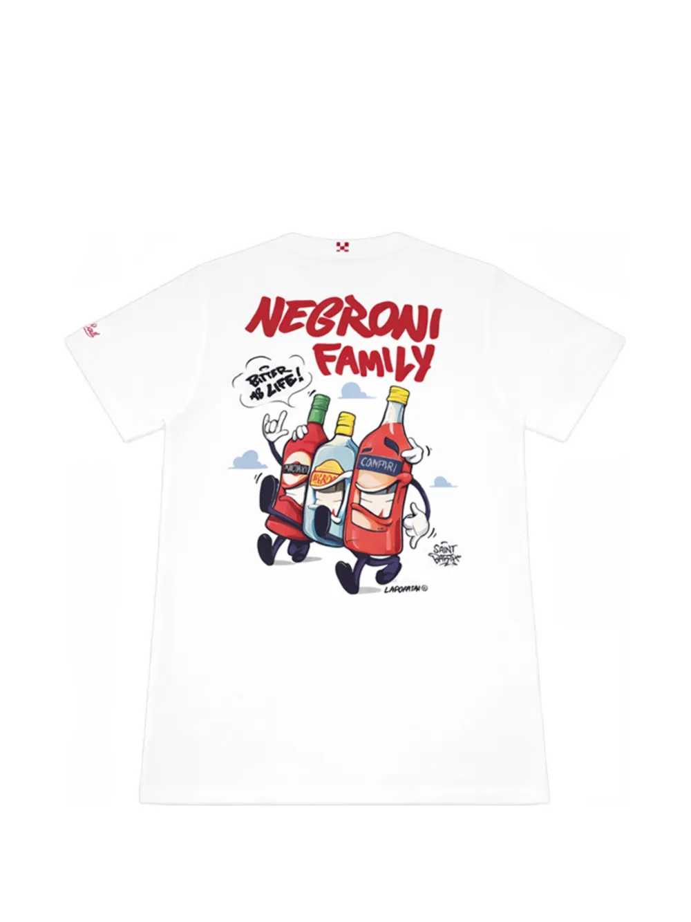 MC2 Saint Barth graphic-print T-shirt Wit