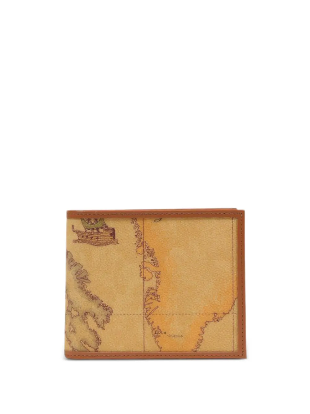 ALVIERO MARTINI 1° CLASSE world map-print bifold wallet