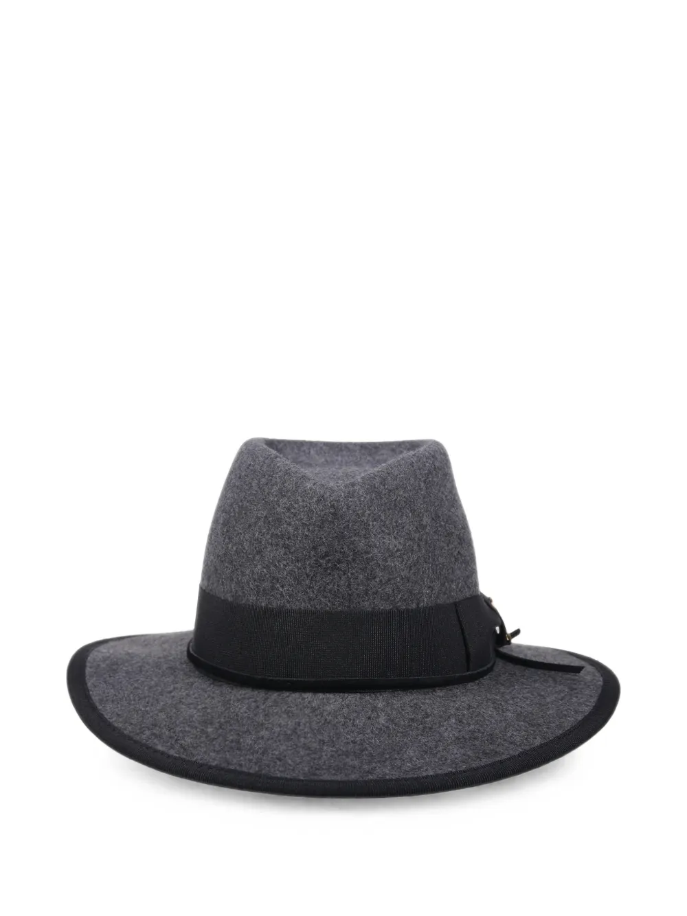 catarzi Caracas grosgrain-ribbon fedora hat
