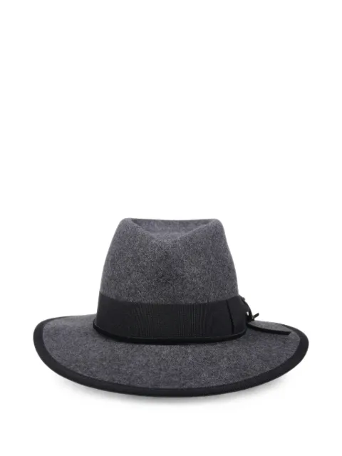 catarzi Caracas grosgrain-ribbon fedora hat