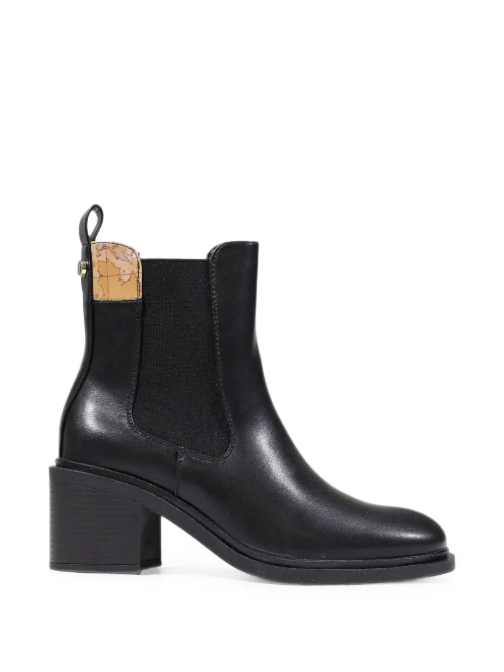 ALVIERO MARTINI 1° CLASSE bottines Geo à empiècement carte - Noir ALVIERO MARTINI 1° CLASSE bottines Geo à empiècement carte - Noir