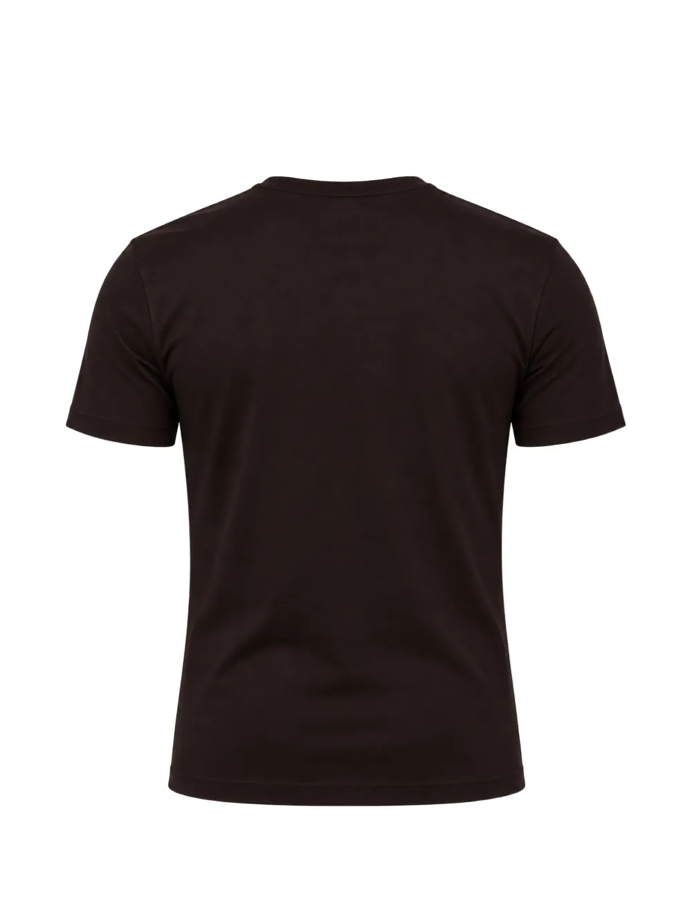 Dolce & Gabbana T-shirt met logoplakkaat Bruin