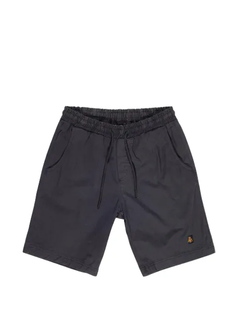 Refrigiwear drawstring logo-patch shorts