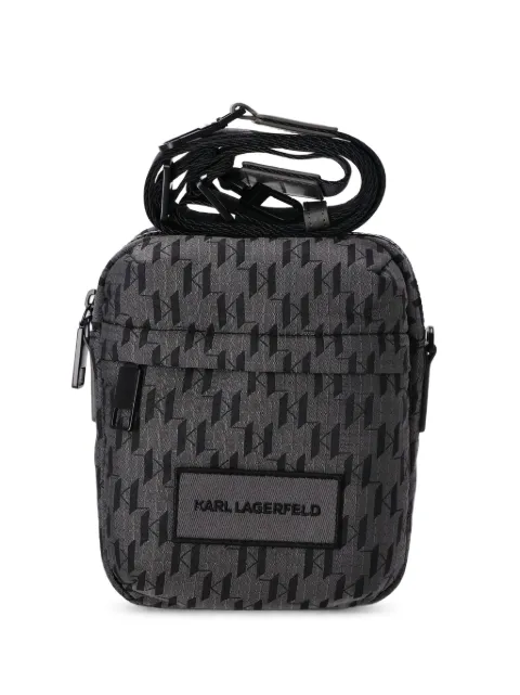 Karl Lagerfeld mochila tipo mensajero con monograma