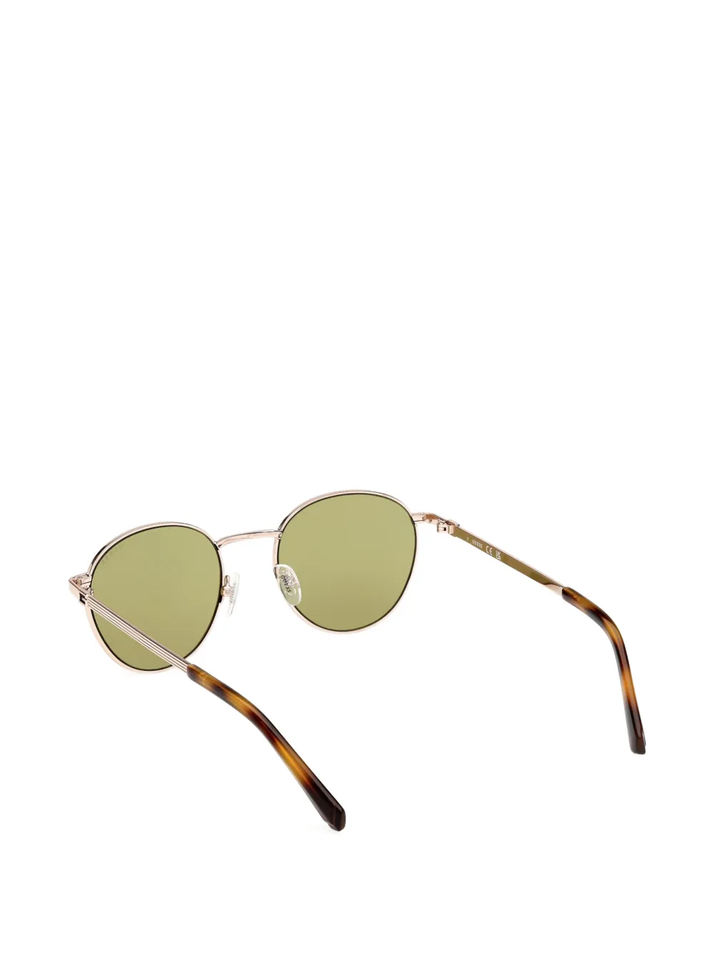 GUESS EYEWEAR Zonnebril met rond montuur Goud