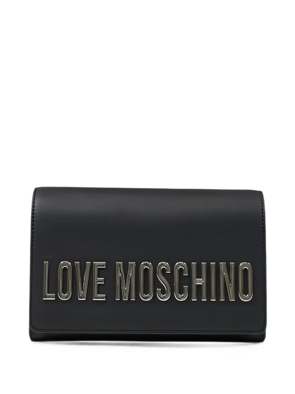 Love Moschino logo-plaque clutch bag