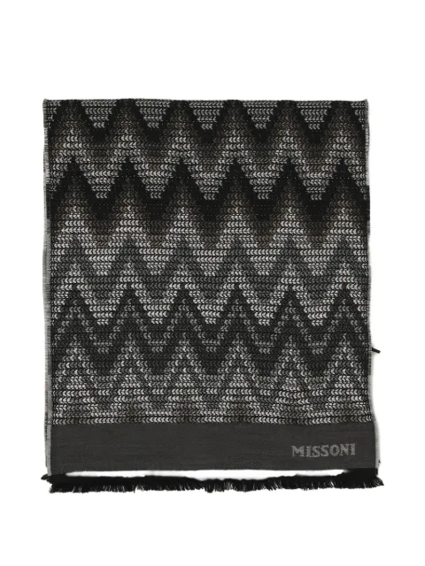 Missoni zigzag wool scarf
