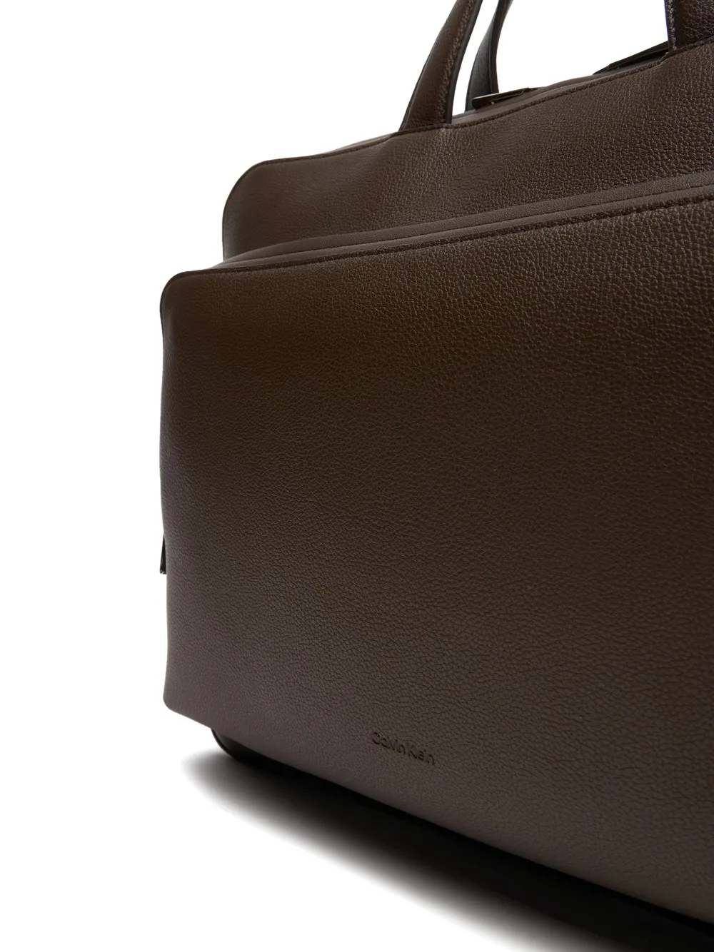 Calvin Klein Aktetas met textuur Bruin