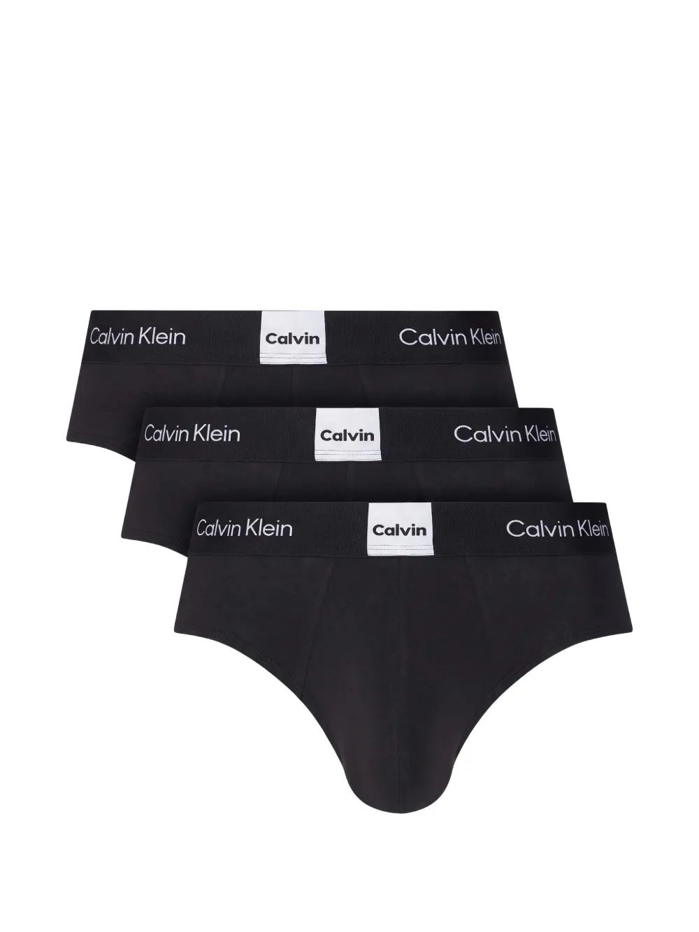 Calvin Klein Underwear logo-waistband cotton briefs - Nero