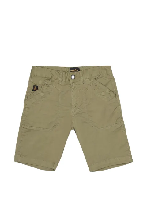 Refrigiwear twill logo-patch shorts