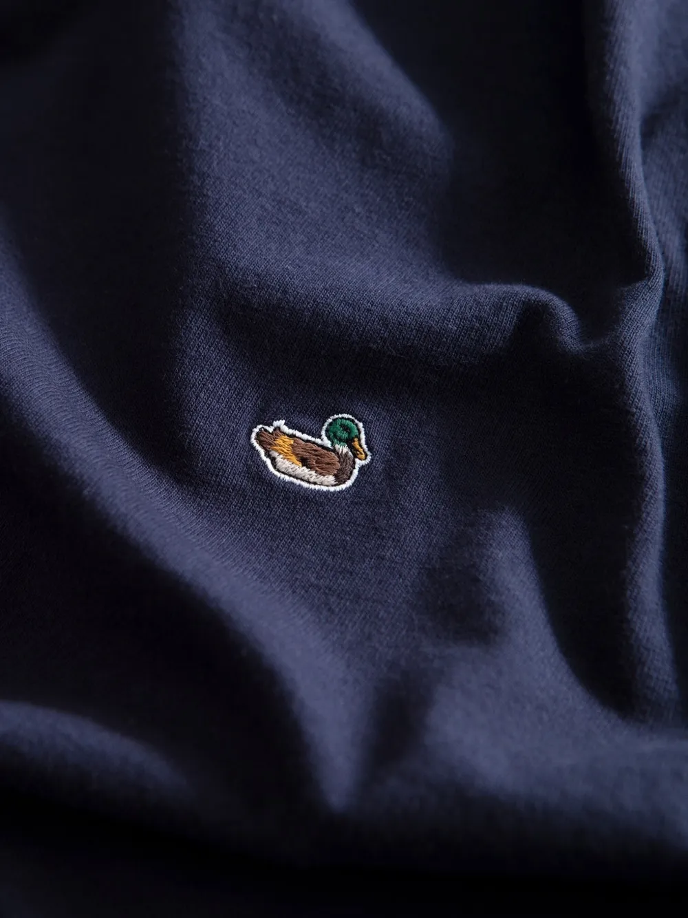 Edmmond Studios T-shirt met eenden-patch Blauw