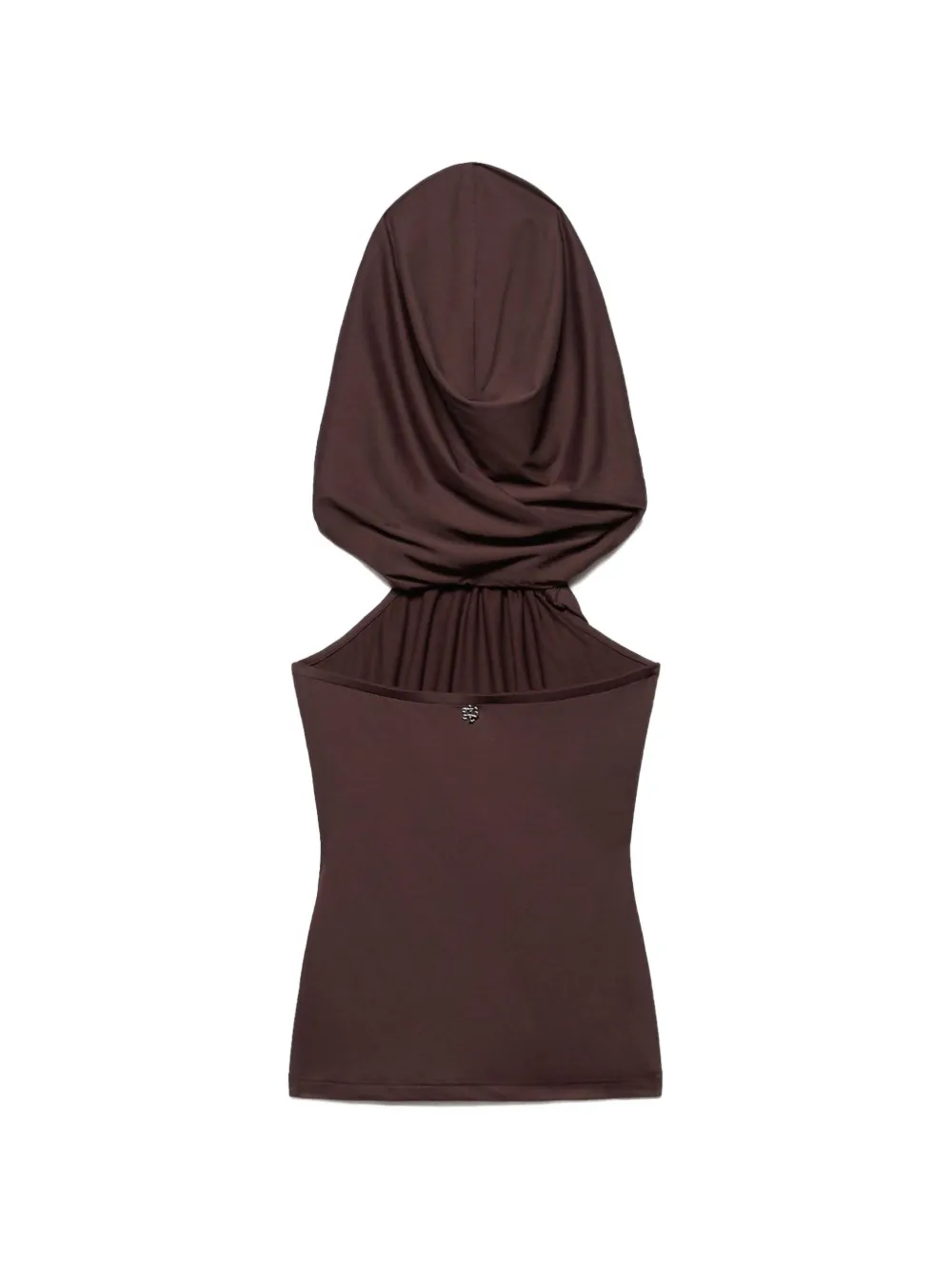 Aniye By hooded one-shoulder top Bruin