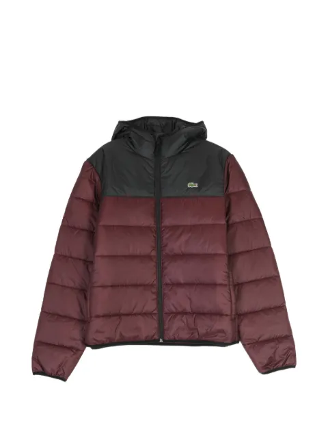 Lacoste water-repellent quilted puffer jacket