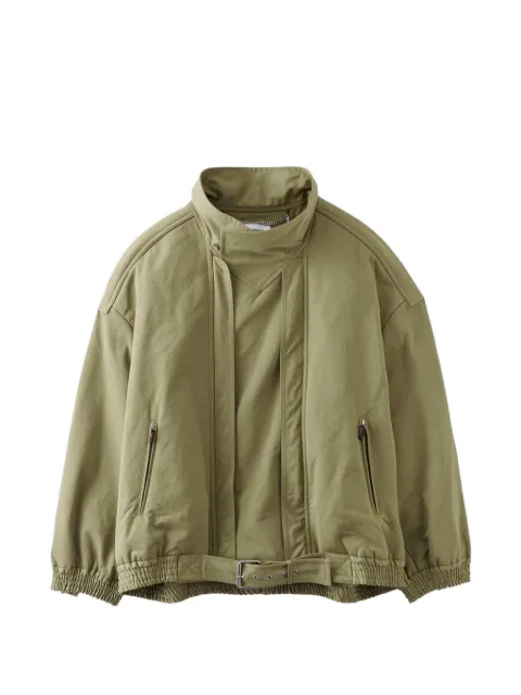 Hed Mayner high-neck belted jacket
