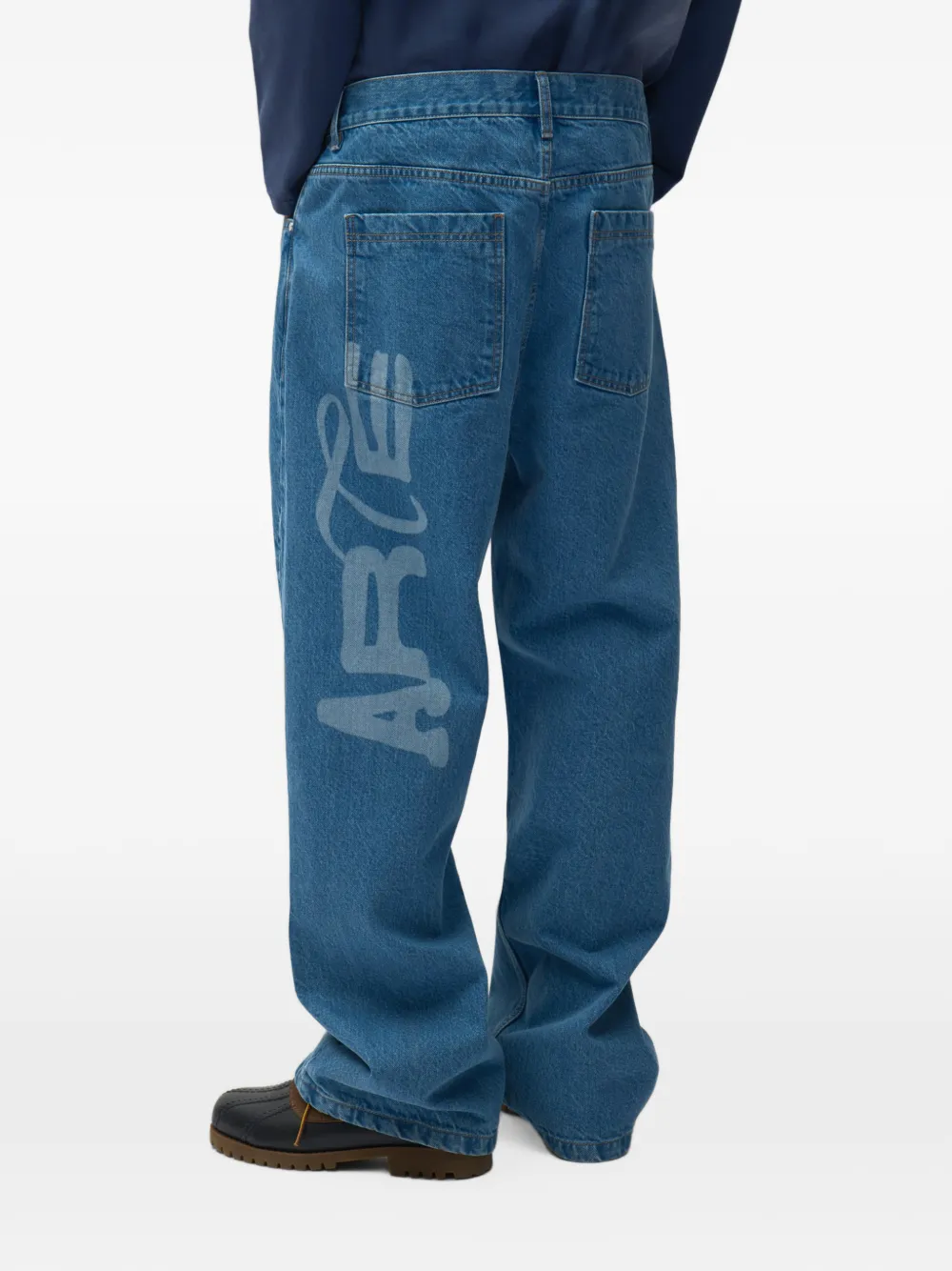 Arte Antwerp Stencil jeans Blauw