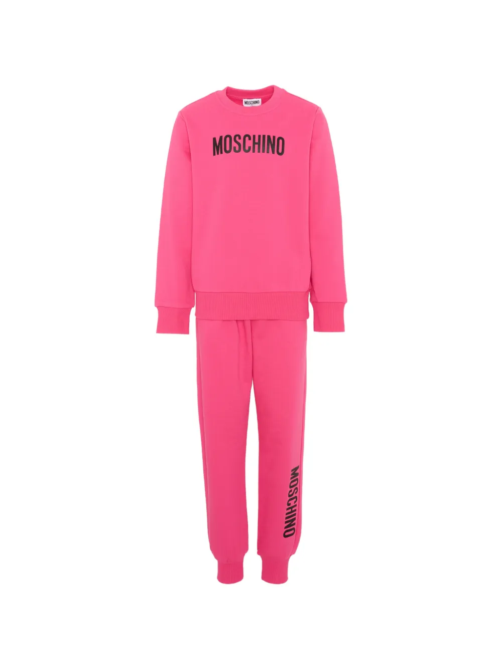 Moschino Kids logo-print tracksuit - Rosa