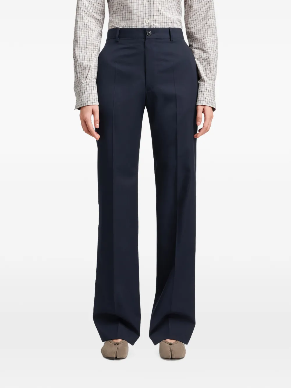 Maison Margiela Geplooide pantalon Grijs