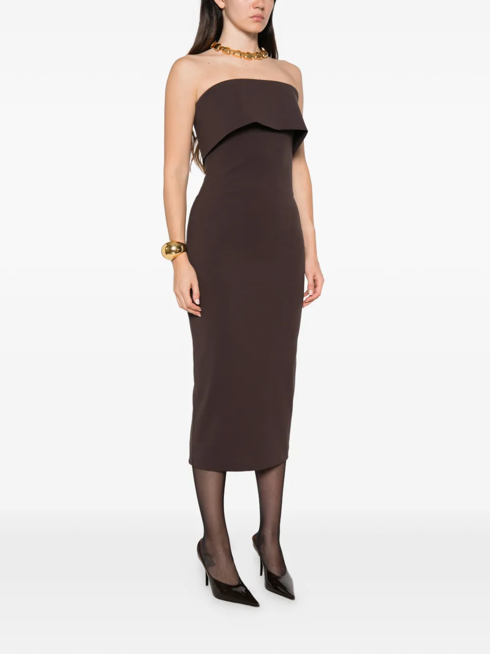 Aniye By Tara midi dress Bruin