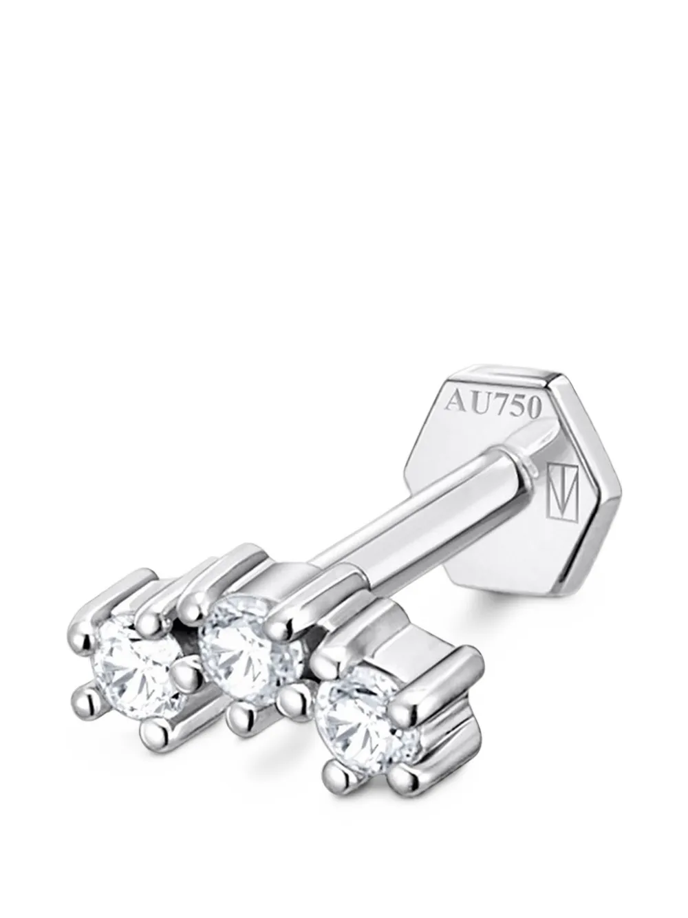 SABOTEUR Ohrringe mit Diamanten - Silber