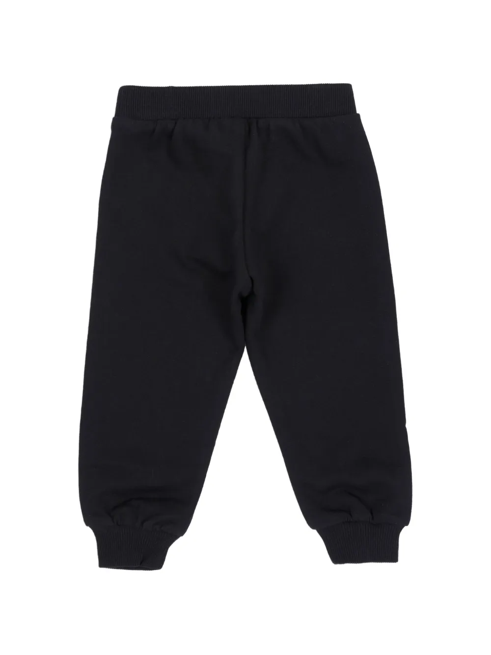 Moschino Kids Trainingsbroek met logoprint Zwart