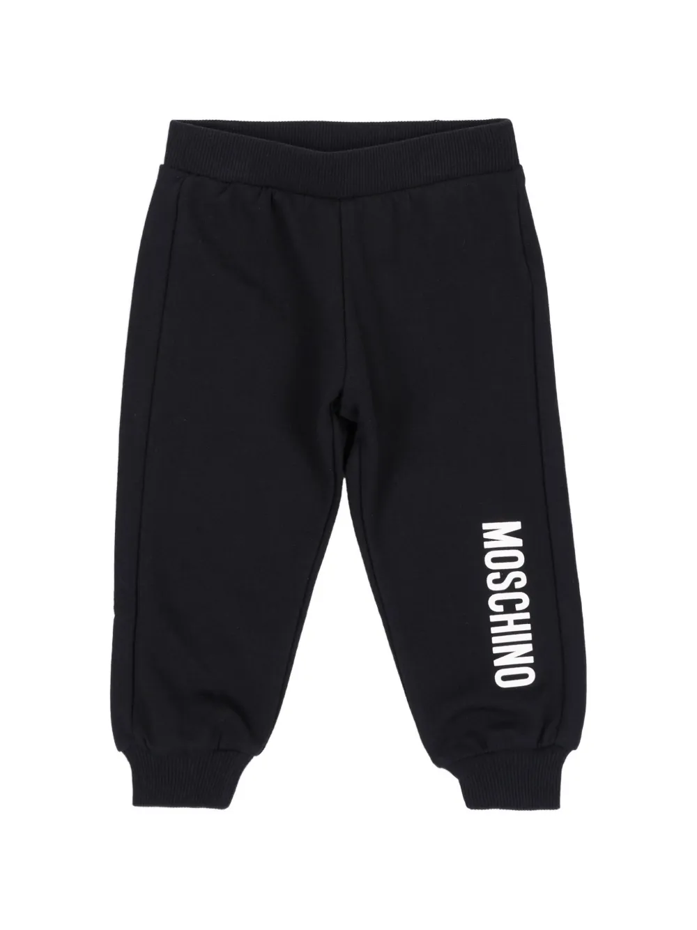 Moschino Kids logo-print track pants - Nero
