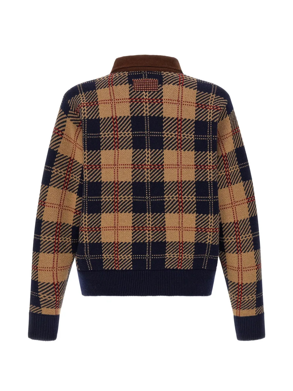 Guest In Residence Tartan Corduroy-collar Jacket in Blue, view 2