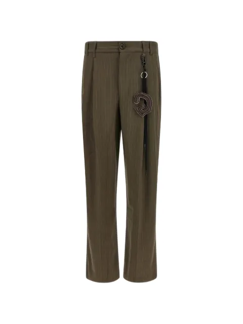 Song For The Mute pinstripe wide-leg trousers