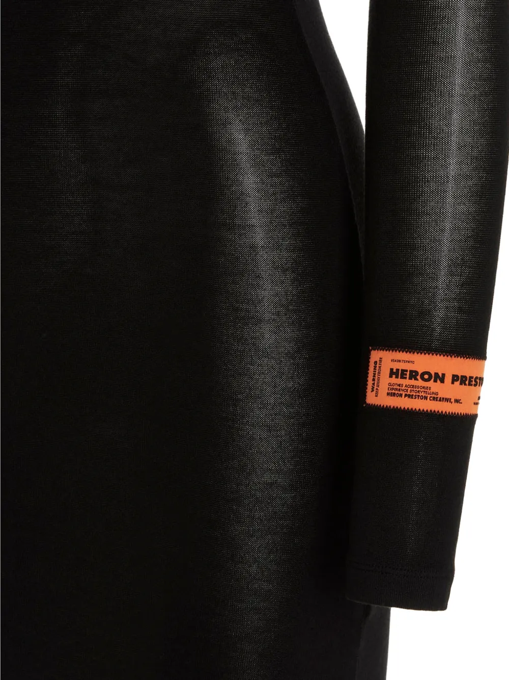 Heron Preston CTNMb jurk met geborduurd logo Zwart