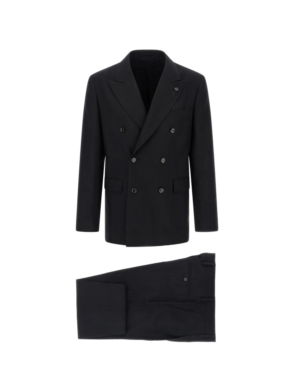 Lardini pinstripe double-breasted suit (set of two)