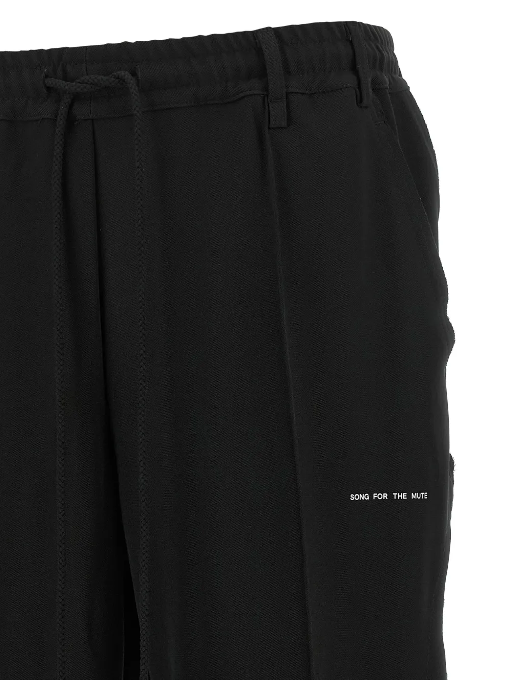 Song For The Mute Tear Drop trainingsbroek met geribbelde stiksels Zwart