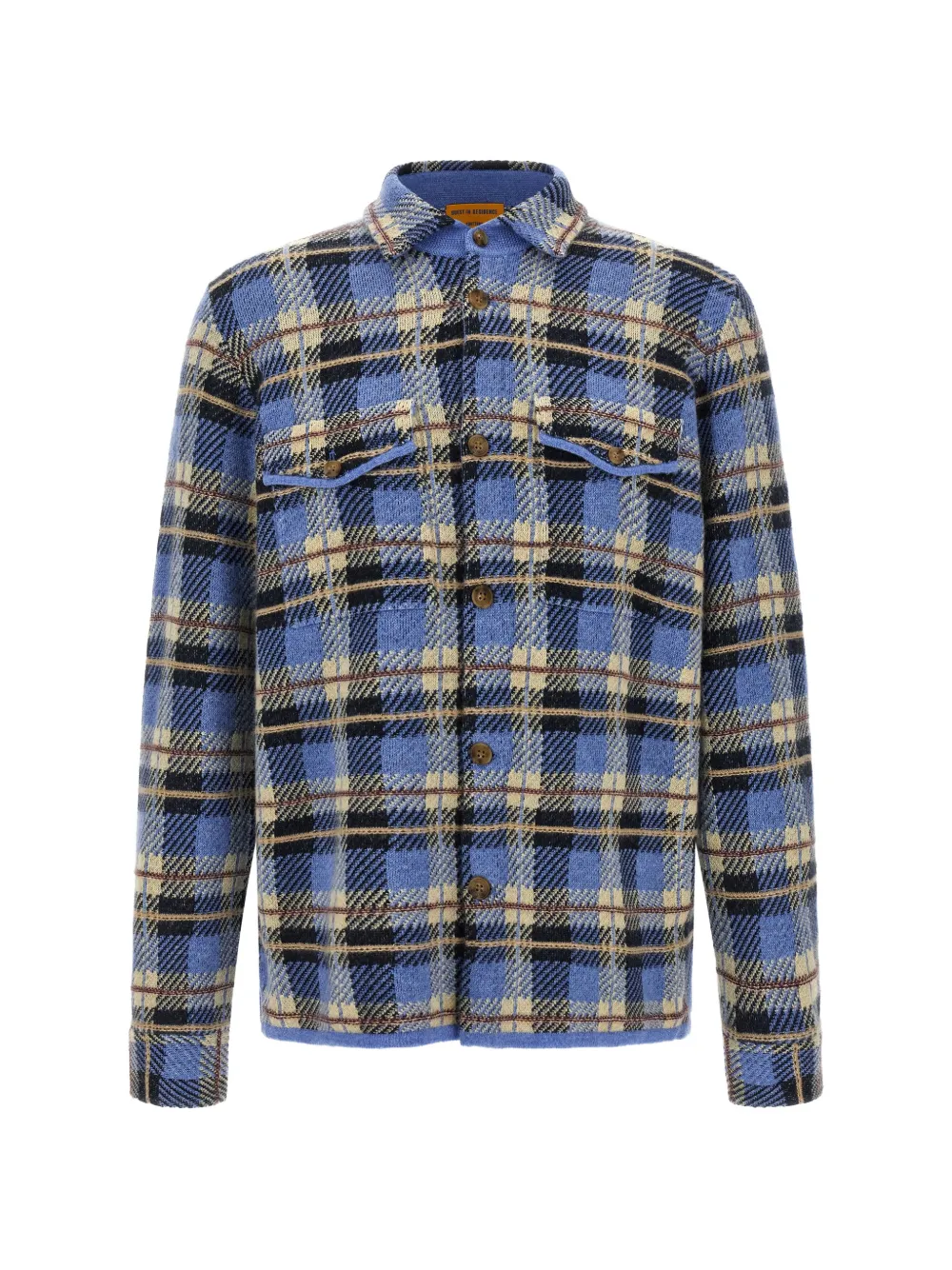 Guest In Residence plaid cashmere shirt